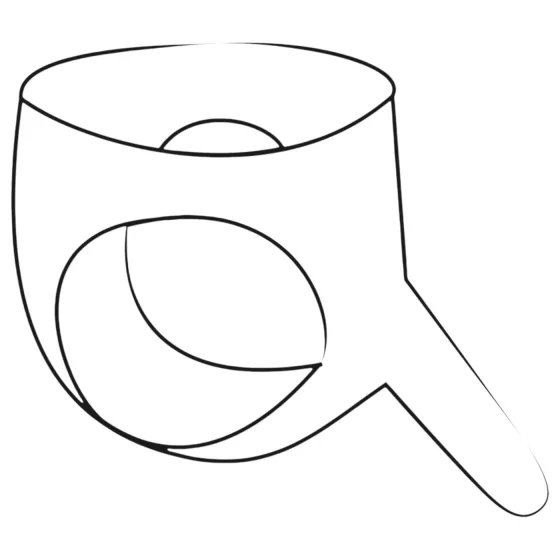 LATEX - spodná bielizeň s realistickým dildom (červená)