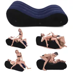   Desirel Magic Pillow - Nafukovacia sex pohovka - veľká (modrá)