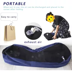   Desirel Magic Pillow - Nafukovacia sex pohovka - veľká (modrá)
