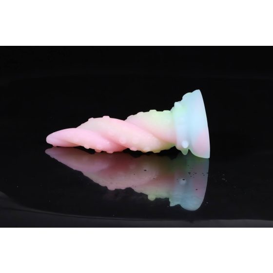 OgazR Kraken - skrutkový chápadlový dildo - 18 cm (dúha)