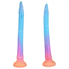   OgazR XXL Eel - análny dildo - svietiaci v tme - 47 cm - ružový