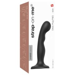 Strap-on-me - dildo s prísavkou - zahnuté - čierne
