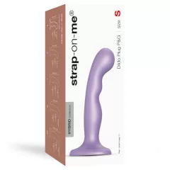   Strap-on-me - dildo pre páry - ohnuté, s prísavkou - fialové