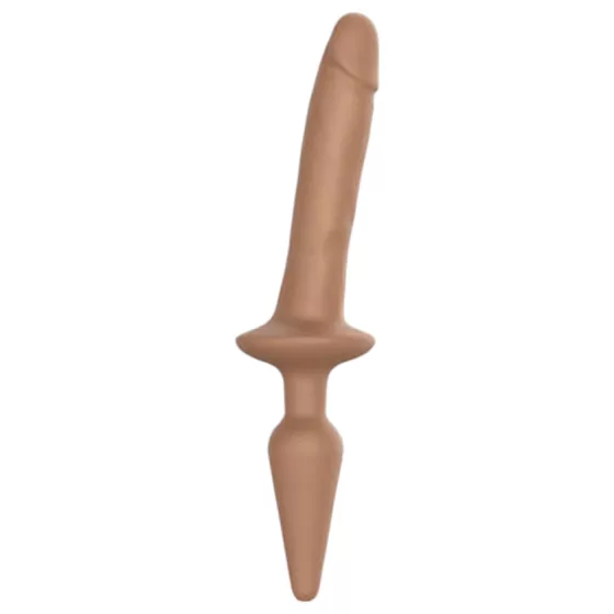 / Strap-on-me Switch Realistický S - 2v1 silikónový dildo (prírodný)