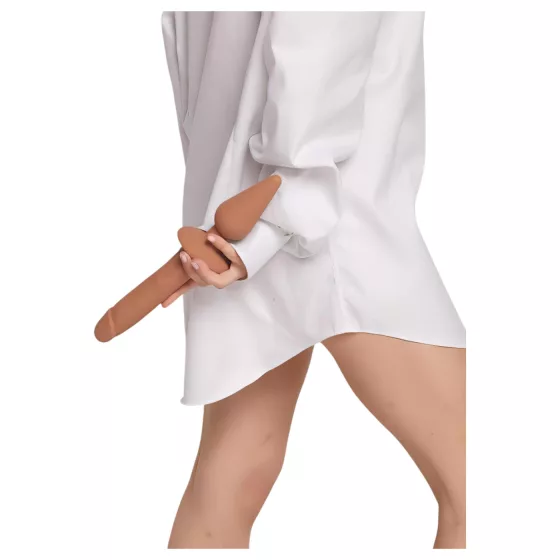 / Strap-on-me Switch Realistický S - 2v1 silikónový dildo (prírodný)