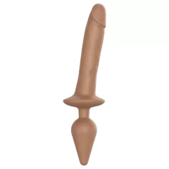   / Strap-on-me Swith Realistic L - 2v1 silikónové dildo (prírodná farba)