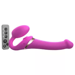   Strap-on-me M - pripínací, vzduchovými vlnami stimulujúci vibrátor (ružový)