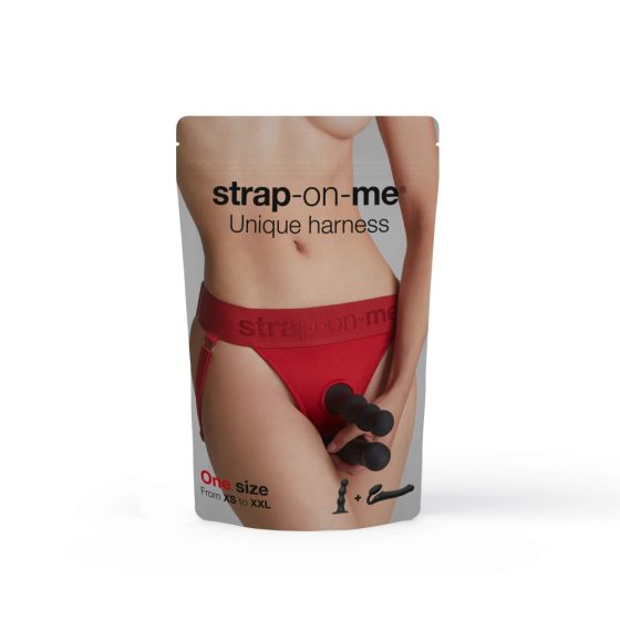 Strap-on-me - Spodná časť pre strap-on dildo - XS-XXL (červená)