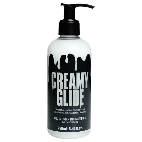 Creamy Glide - lubrikant na vodnej báze s efektom semena - gél na masáž 250ml