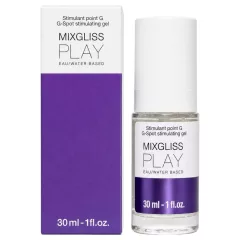   Mixgliss Play - stimulačný lubrikačný gél na bod G pre ženy, bez vône (30 ml)