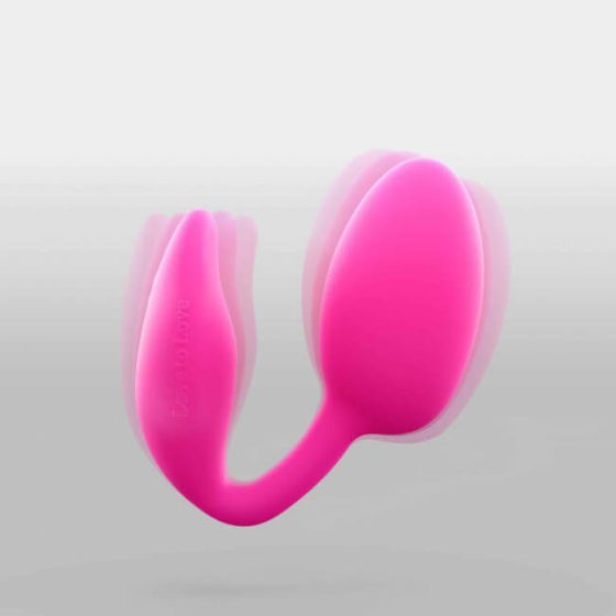 Love to Love Wonderlove - dobíjací vibrátor na klitoris 2v1 s rádiom (ružový)
