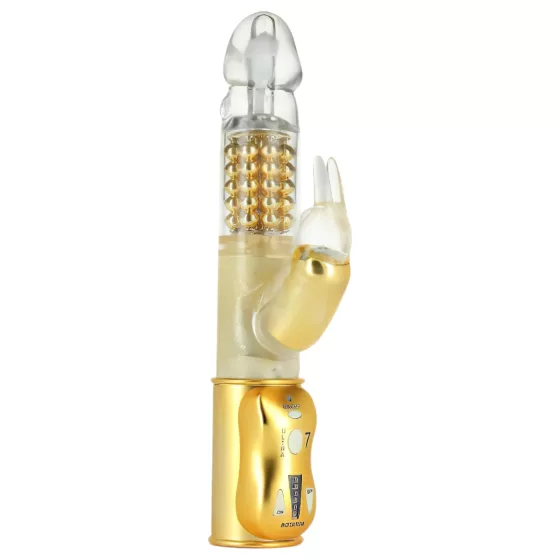Dorcel Orgasmic Rabbit - vibrátor s klitorálnym ramenom (zlatý)