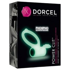 Dorcel - Svietiaci vibračný erekčný krúžok (biely)