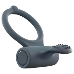   Dorcel Power Clit Plus - nabíjacia vibračná erekčná krúžka (čierna)