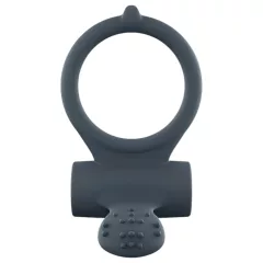  Dorcel Power Clit Plus - nabíjací, vibračný erekčný krúžok (čierny)