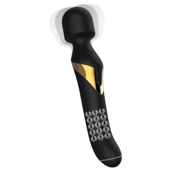Dorcel - vibrátor a masážny prístroj 2v1 - duálny orgazmus - čierny
