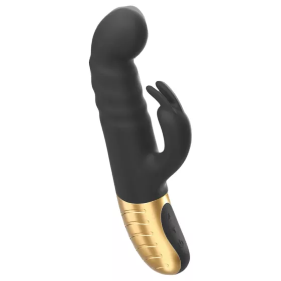 Dorcel G-stormer - nabíjací, pohyblivý vibrátor s klitorisovým ramenom (čierny)