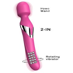   Dorcel Dual Orgasms - nabíjateľný 2v1 masážny vibrátor (ružový)