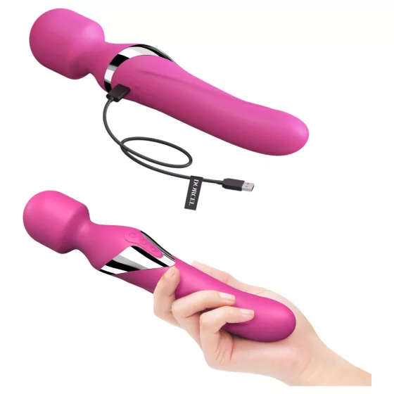 Dorcel Dual Orgasms - akumulátorový, 2v1 masážny vibrátor (ružový)