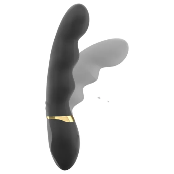Dorcel - vibrátor s 3 motormi - nabíjací - čierna/zlatá