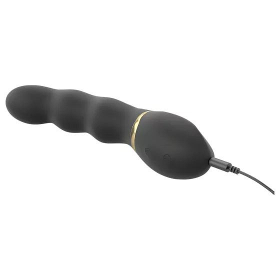 Dorcel - vibrátor s 3 motormi - nabíjací - čierna/zlatá