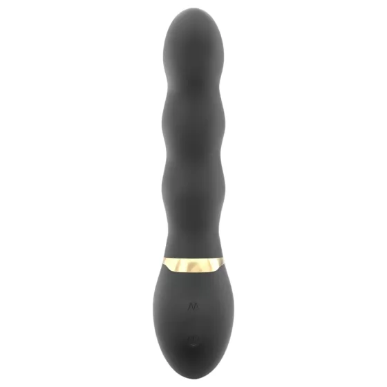 Dorcel - vibrátor s 3 motormi - nabíjací - čierna/zlatá