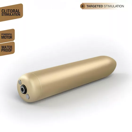 Dorcel - minivibrátor - dobíjací - zlatý