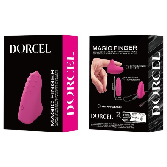 Dorcel Magický Prst - nabíjací vibrátor na prst (ružový)