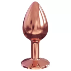   Dorcel Diamond Plug S - hliníkový análny kolík - malý (ružové zlato)