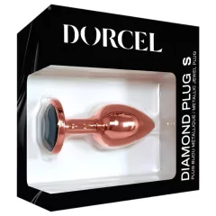   Dorcel Diamond Plug S - hliníkový análny kolík - malý (ružové zlato)