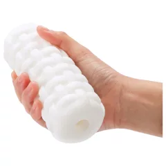   Dorcel Cup Tight - masturbátor pre mužov s perličkovým kanálikom (biely)