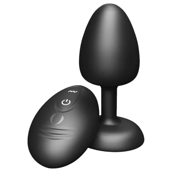 Dorcel - guličkový, diaľkový análny vibrátor M - (čierny)