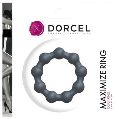   Dorcel Maximize - gulôčkový silikónový krúžok na penis (sivý)