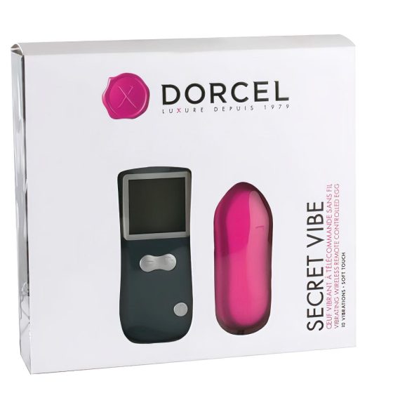 / Dorcel Secret Vibe - akumulátorové vibračné vajíčko (ružové)