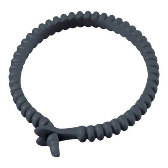 Dorcel Rimba Adjust Ring - nastaviteľný silikónový krúžok na penis (sivý)