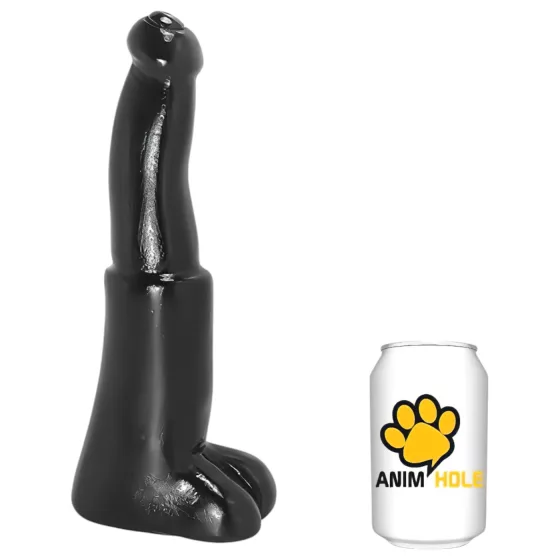 AnimHole Bull - realistický dildo penis - 25 cm - čierny