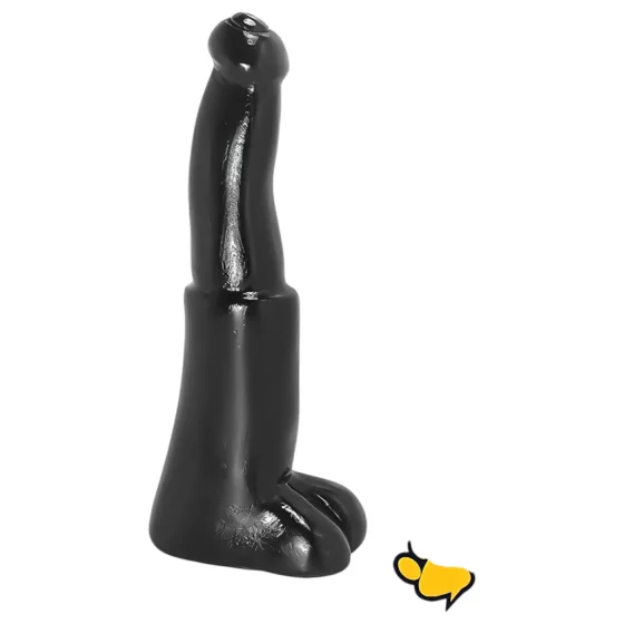 AnimHole Bull - realistický dildo penis - 25 cm - čierny