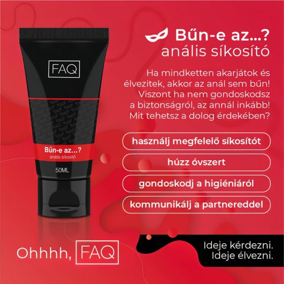 / FAQ - Je hriechom…? análny lubrikant (50ml)