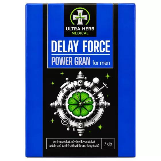 Delay Force Power - práškový výživový doplnok na oddialenie ejakulácie (7 vrecúšok)