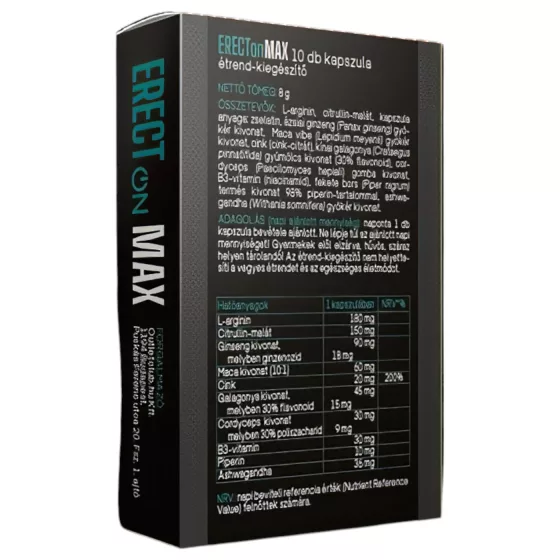 ErectOn Max - tabletky na erekciu pre mužov - doplnok stravy - 10 ks