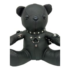 ZADO Sadomaci - pravý kožený BDSM medveď (čierny)