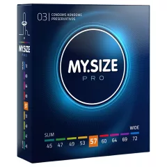 My.Size PRO - kondóm na mieru - 57 mm (3 ks)