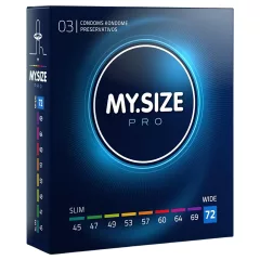 My.Size PRO - kondóm na mieru - 72 mm (3 ks)