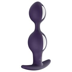 Fun Factory B Balls - análne dildo duo (fialové)