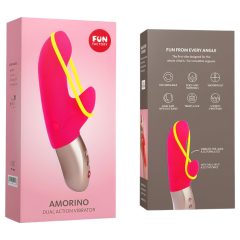   Fun Factory Amorino - Stimulačný vibrátor na G-bod a klitoris (ružový)