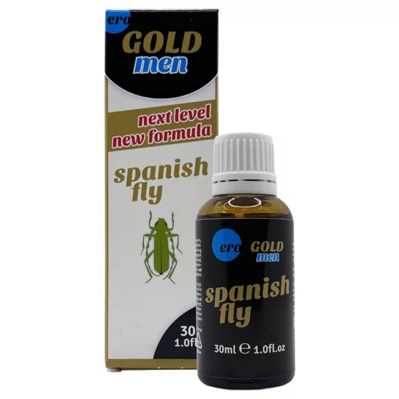 HOT ero Gold Men Spanish Fly - kvapky na zvýšenie túžby pre mužov (30 ml)