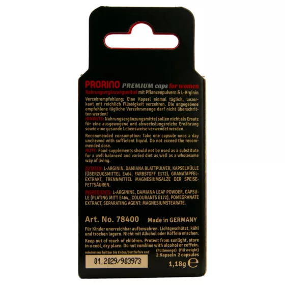 PRORINO - výživový doplnok pre ženy - kapsuly - 2 ks