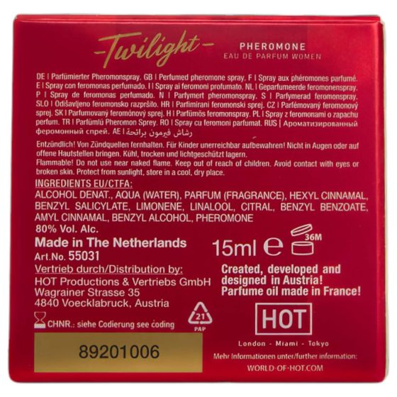 HOT Twilight - feromónový parfém pre ženy (15 ml) - zvodná vôňa