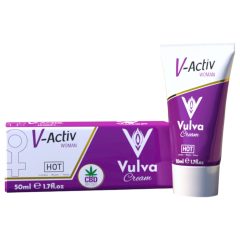 Hot V-Active - stimulačný intímny krém pre ženy (50ml)