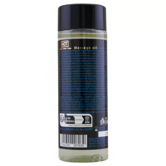 HOT - masážny olej na starostlivosť o pokožku - exotická vôňa - 100ml